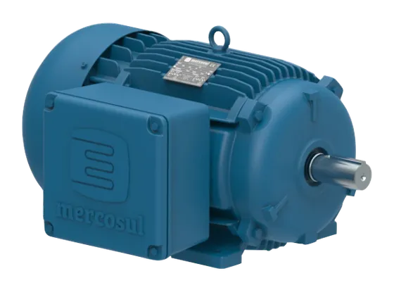 Motor elétrico trifásico Mercosul azul, IP55